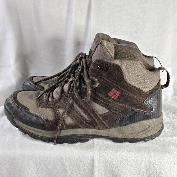 Columbia Mens Hi Top Lace-up Hiking Shoes Mens Size 13 Brown - Picture 4 of 11